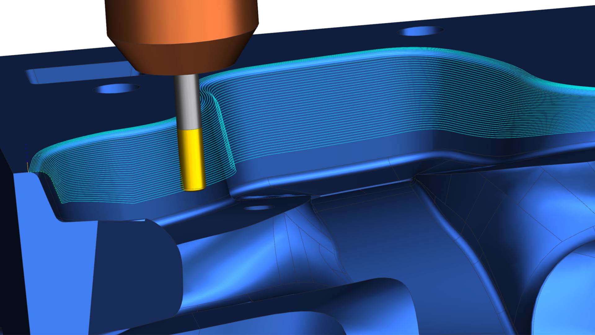 3_Axis_Guided_Finishing_Curves_NX 3-Axis guided finishing curves with Siemens NX