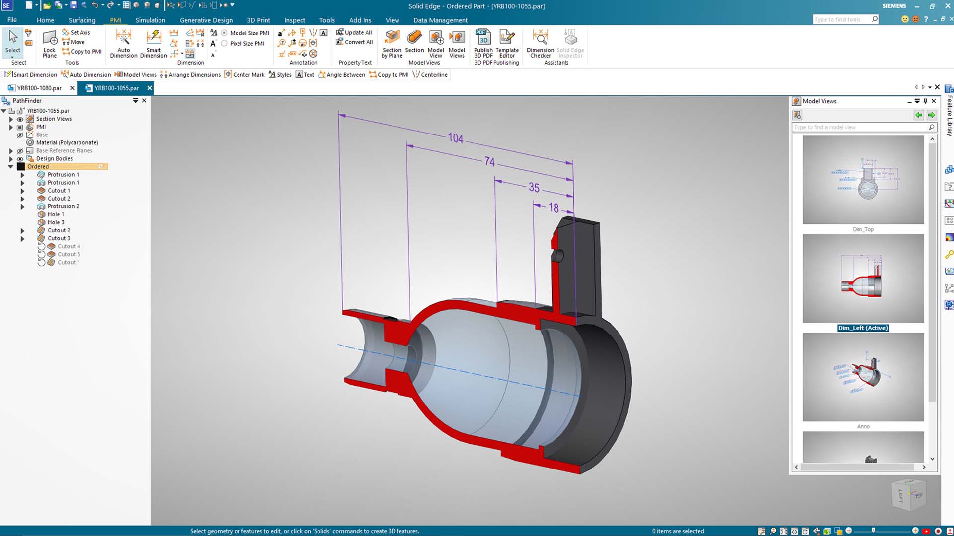 Solid Edge, 3D CAD design software - Maya HTT