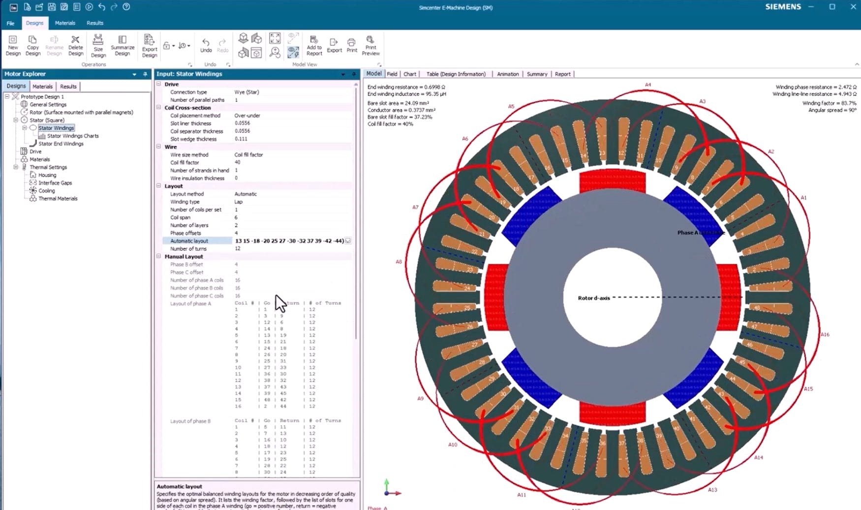 Simcenter E-Machine Design