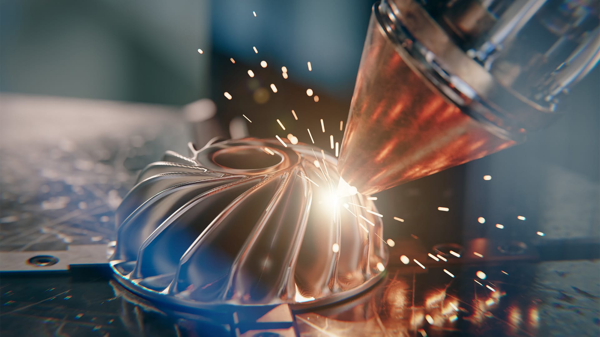 directed-energy-deposition-printer 3D printed metal objects