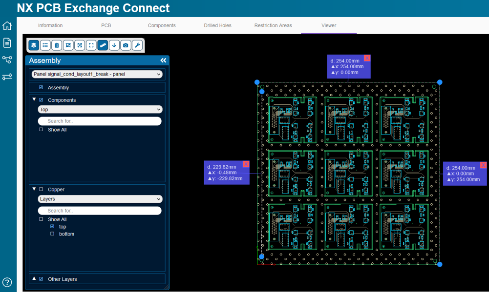 PCB Exchange Connect validate design state