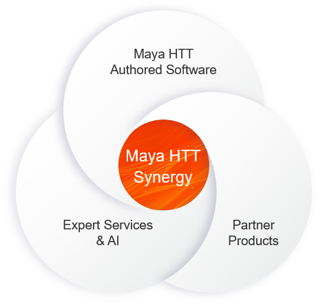Image showcasing Maya HTT's synergy across engineering solutions.