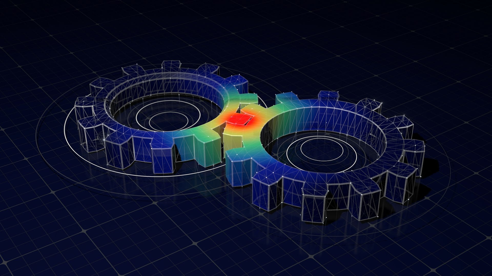 Static Structural simulation of 3D airfoil subjected to lift and drag force. Nonlinear analysis done by mechanical engineer showing total deformation and stress distribution