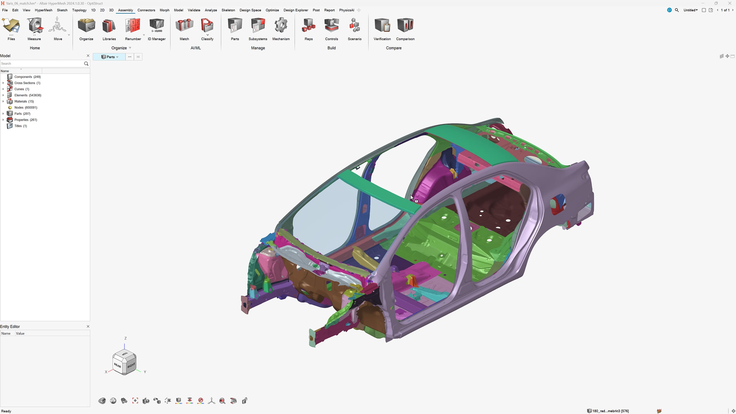 Altair HyperMesh and Optistruct cross-compatibility