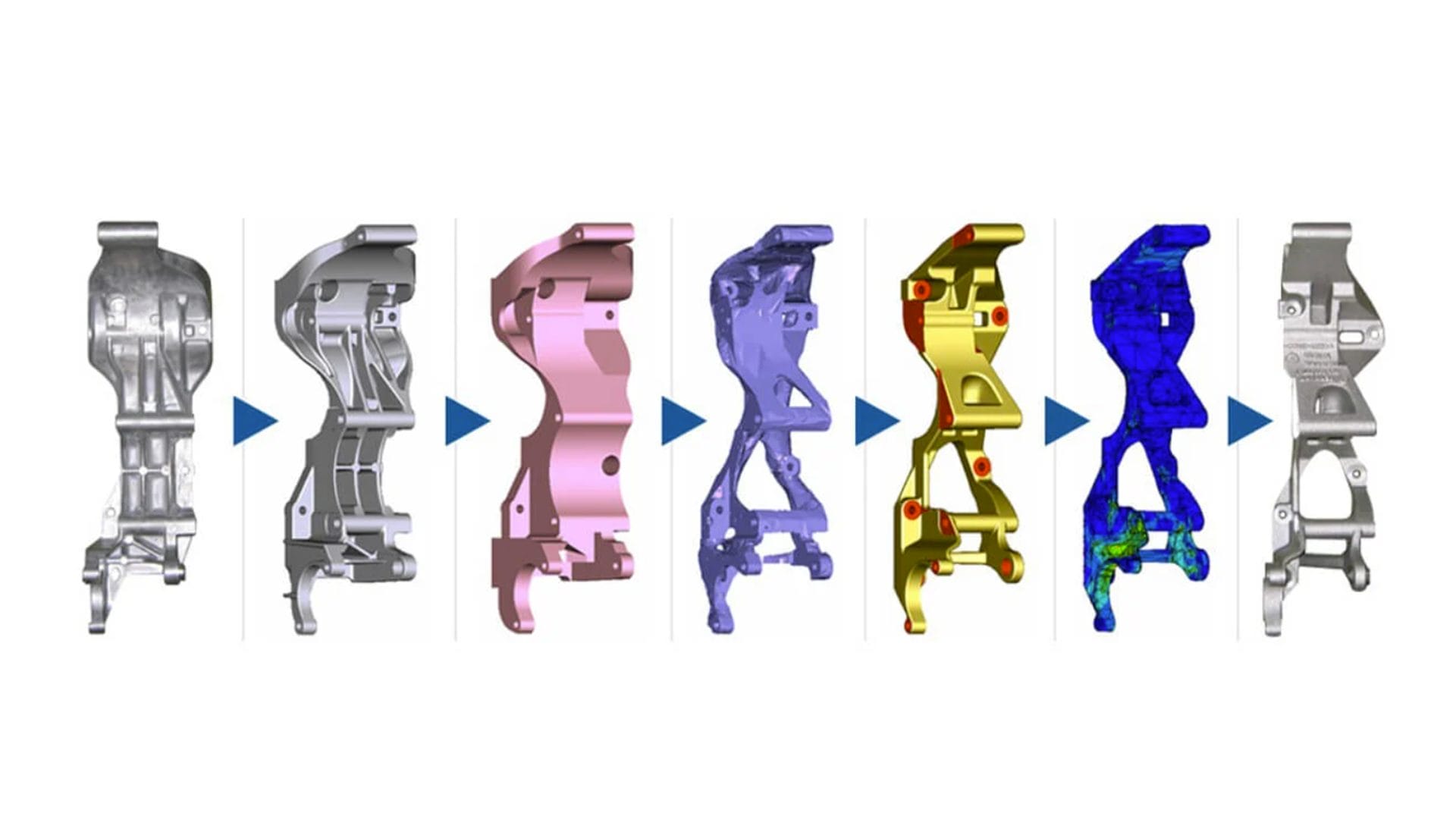 altair-optistruct-bracket-optimization Optimization process on VW compressor bracket with Altair OptiStruct