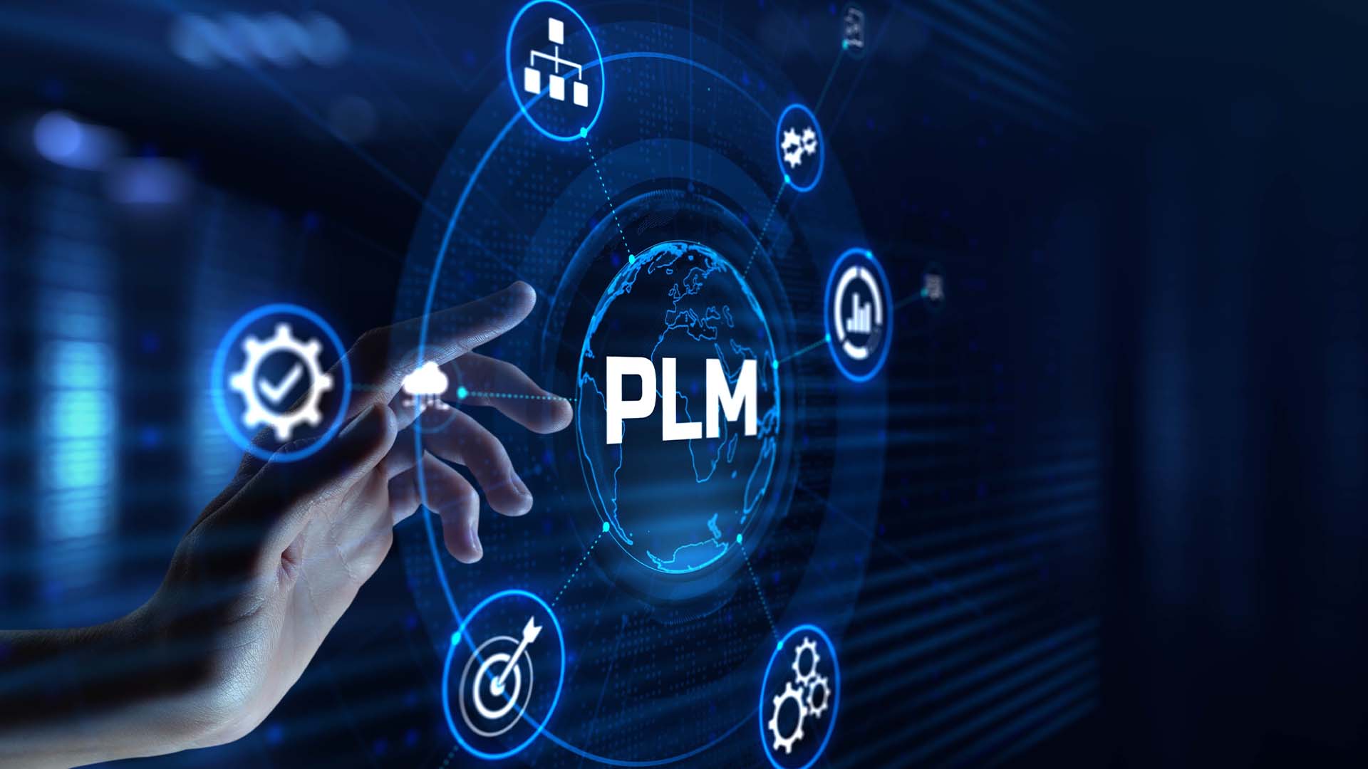 Rendering of an electric car powertrain